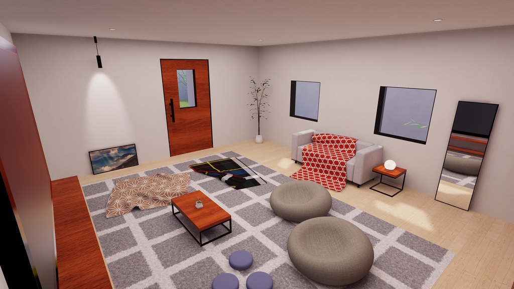 【3/27販売開始】【3/27~3/29まで半額セール!】【VRChat想定】Just 分譲住宅2【ワールドアセット】