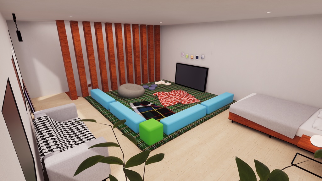 【3/27販売開始】【3/27~3/29まで半額セール!】【VRChat想定】Just 分譲住宅2【ワールドアセット】