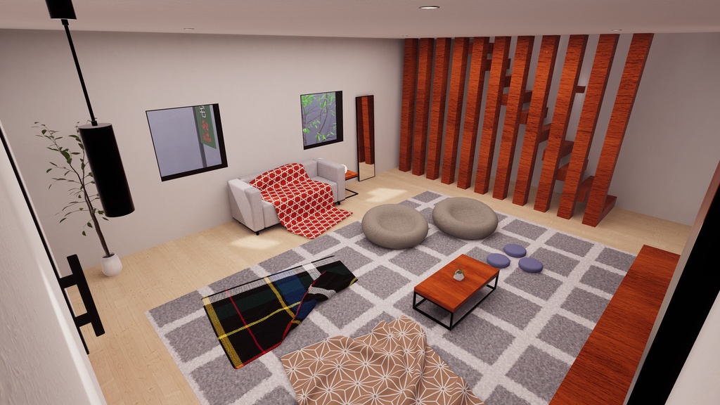 【3/27販売開始】【3/27~3/29まで半額セール!】【VRChat想定】Just 分譲住宅2【ワールドアセット】