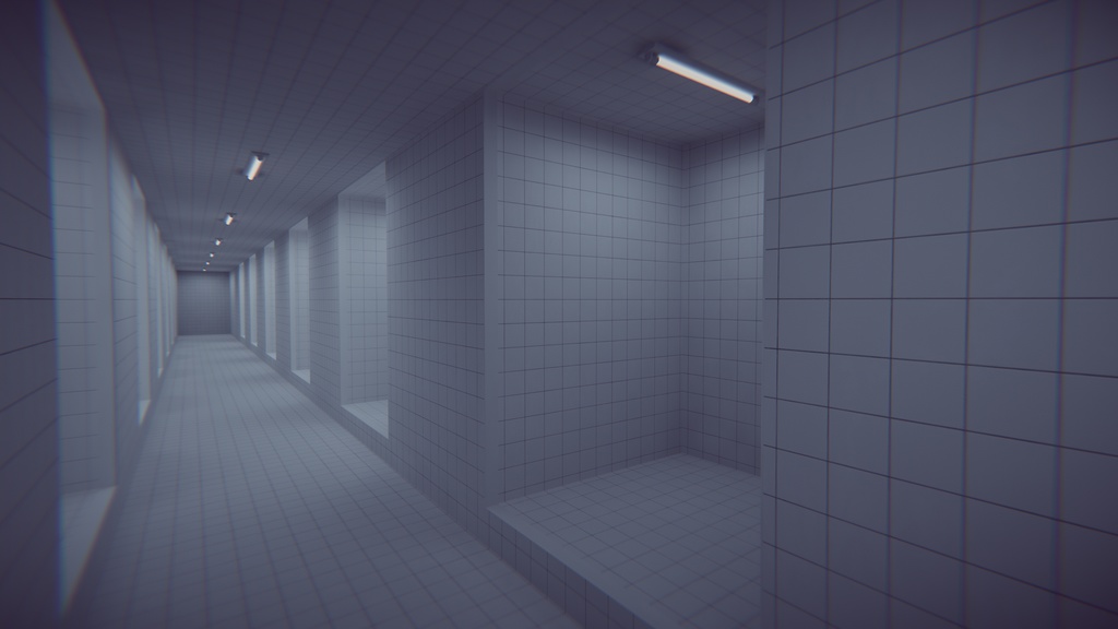 【VRChat想定】exhibition5_liminal【ワールドアセット】