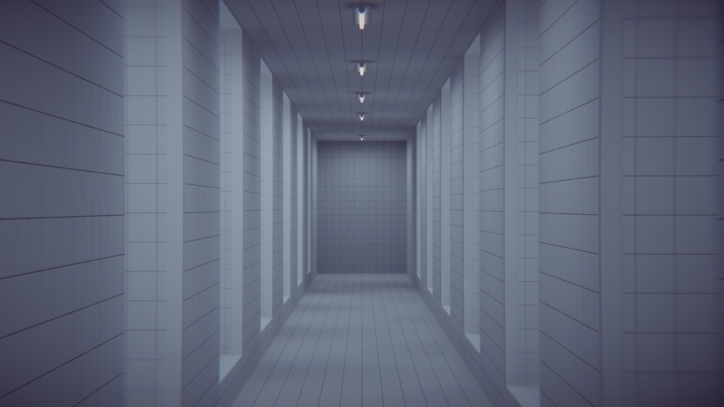 【VRChat想定】exhibition5_liminal【ワールドアセット】