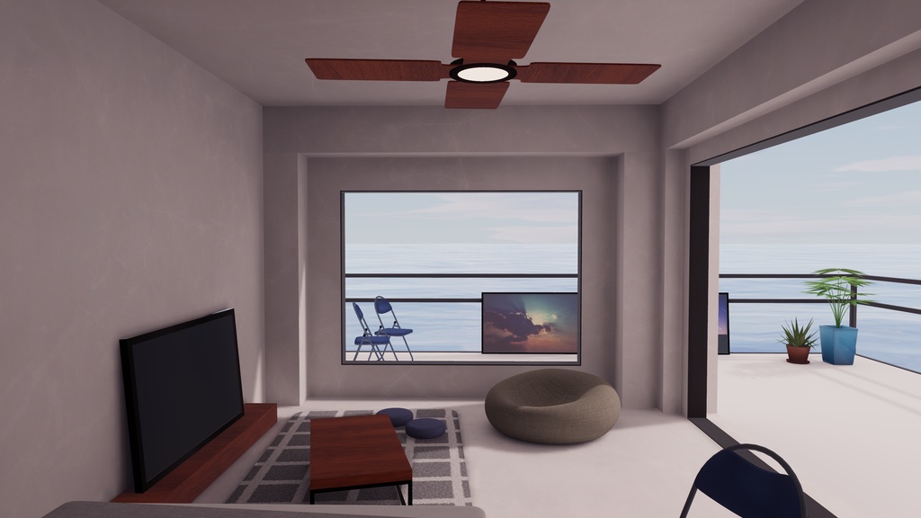 【5/10までセール!】【VRChat想定】SoftHorizon【ワールドアセット】