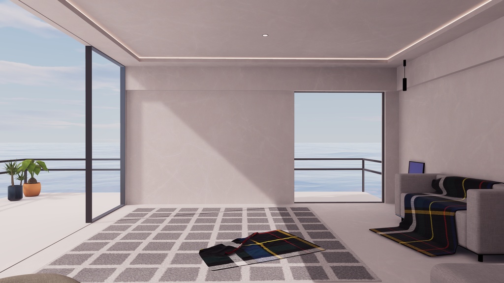 【5/16販売開始】【VRChat想定】ClearHorizon【ワールドアセット】