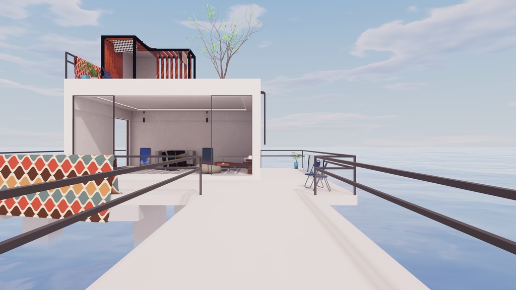 【5/16販売開始】【VRChat想定】ClearHorizon【ワールドアセット】