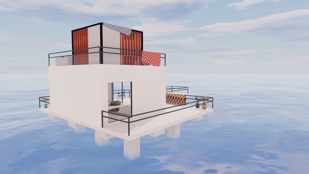 【5/16販売開始】【VRChat想定】ClearHorizon【ワールドアセット】