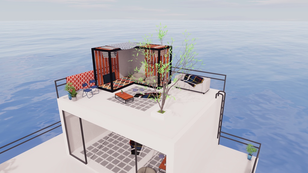 【5/16販売開始】【VRChat想定】ClearHorizon【ワールドアセット】