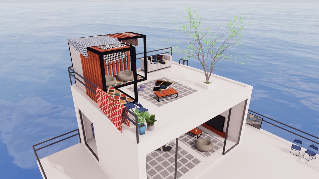【5/16販売開始】【VRChat想定】ClearHorizon【ワールドアセット】
