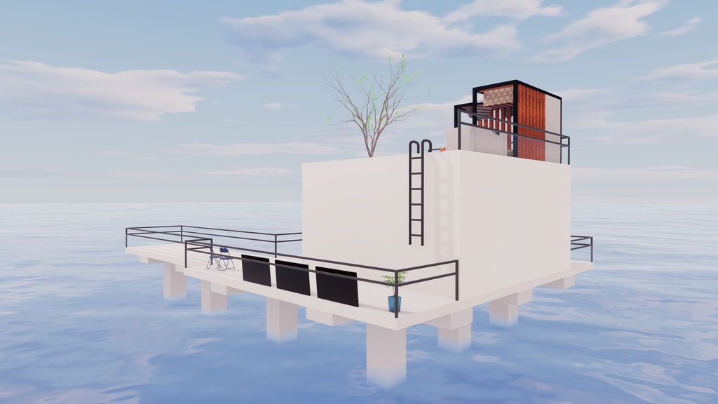【5/16販売開始】【VRChat想定】ClearHorizon【ワールドアセット】