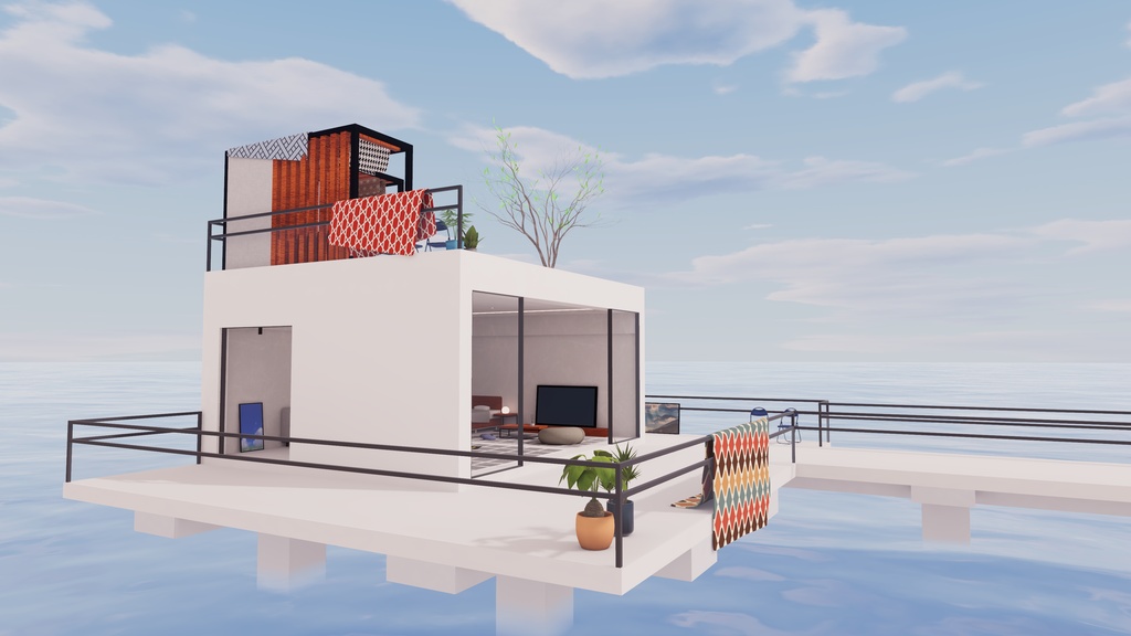 【5/16販売開始】【VRChat想定】ClearHorizon【ワールドアセット】