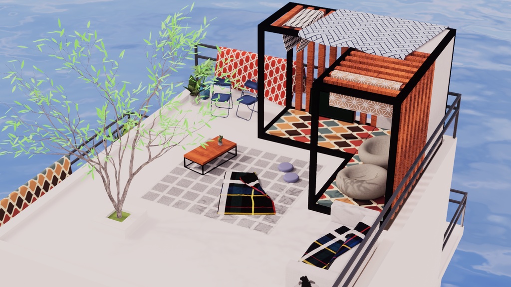【5/16販売開始】【VRChat想定】ClearHorizon【ワールドアセット】