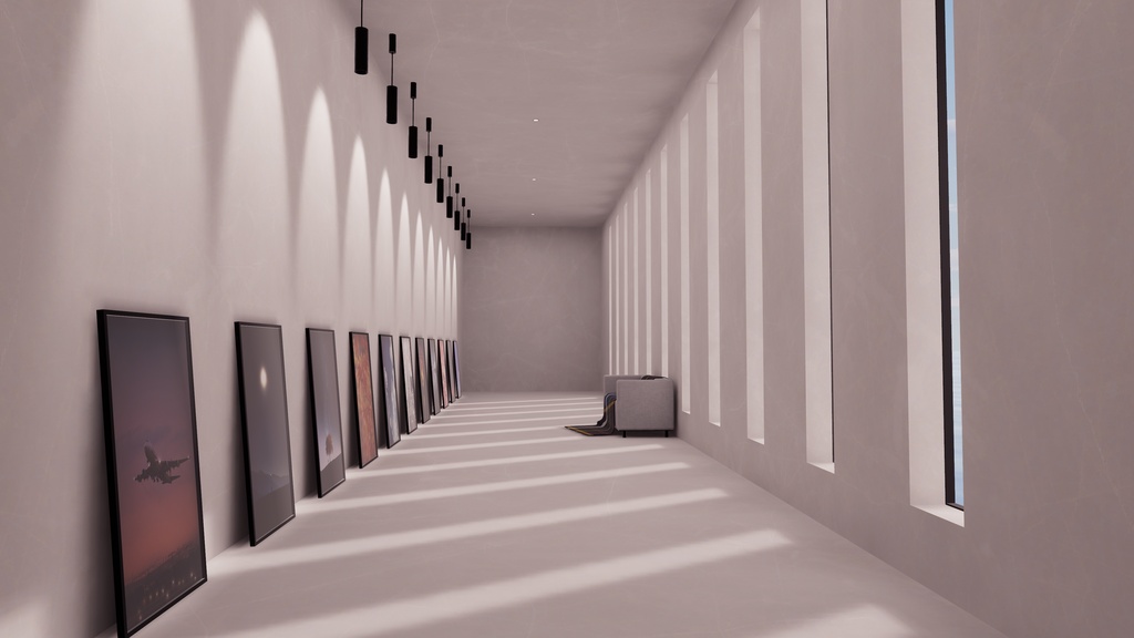 【5/17までセール!】【VRChat想定】Photogallery28+Exhibition6【ワールドアセット】