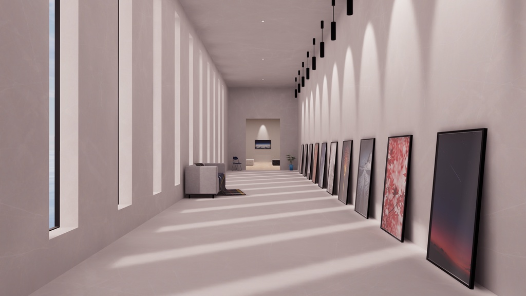 【5/17までセール!】【VRChat想定】Photogallery28+Exhibition6【ワールドアセット】