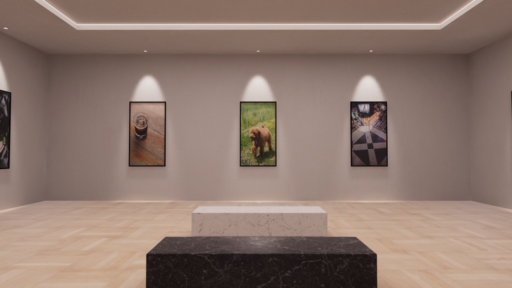 【5/17までセール!】【VRChat想定】Photogallery28+Exhibition6【ワールドアセット】