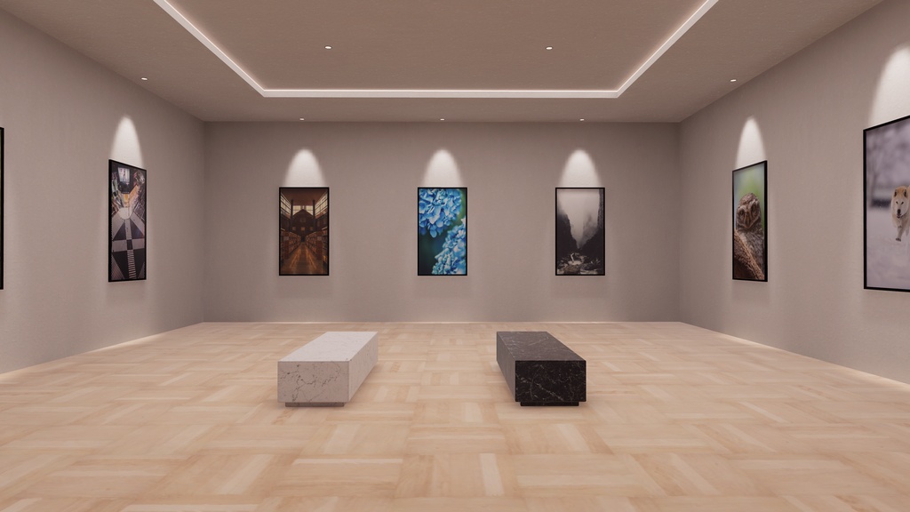 【5/17までセール!】【VRChat想定】Photogallery28+Exhibition6【ワールドアセット】
