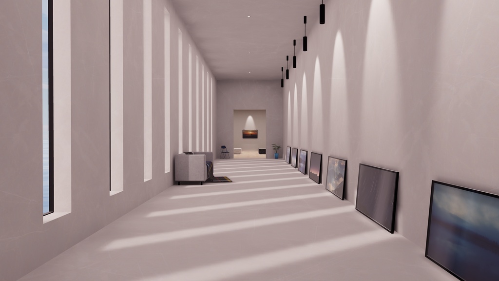 【5/17までセール!】【VRChat想定】Photogallery28+Exhibition6【ワールドアセット】