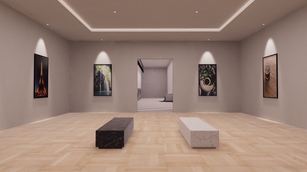 【5/17までセール!】【VRChat想定】Photogallery28+Exhibition6【ワールドアセット】
