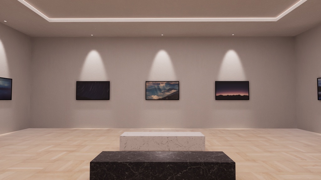 【5/17までセール!】【VRChat想定】Photogallery28+Exhibition6【ワールドアセット】