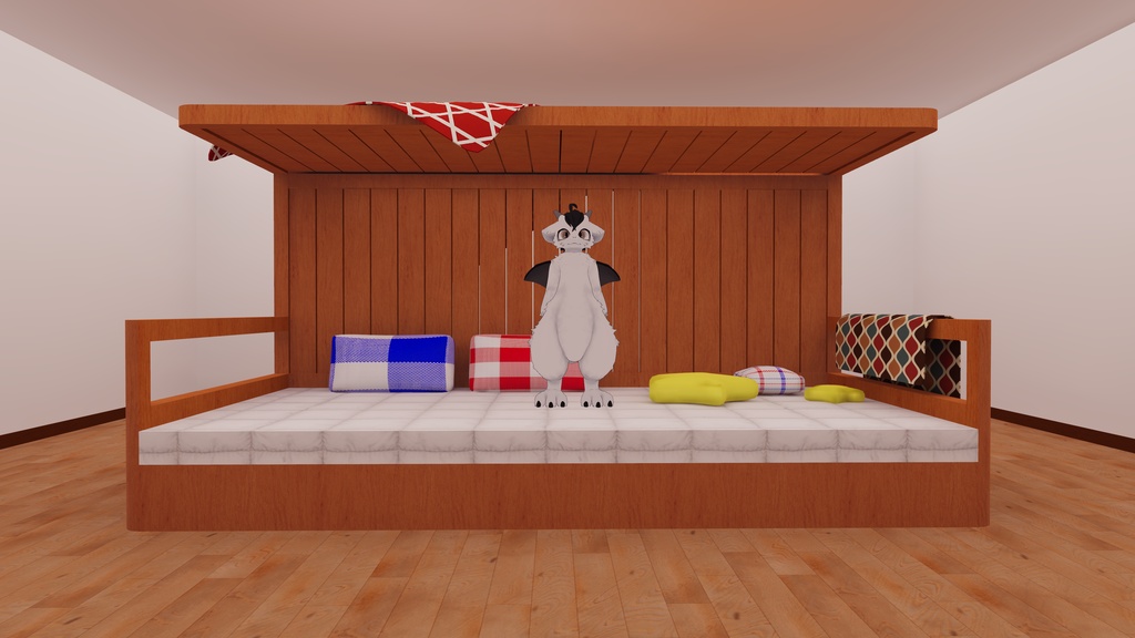 【無料】【VRChat想定】大きめなワールドの空いたスペースに置いておくと良い感じなチルスペース【4000Follower達成記念】
