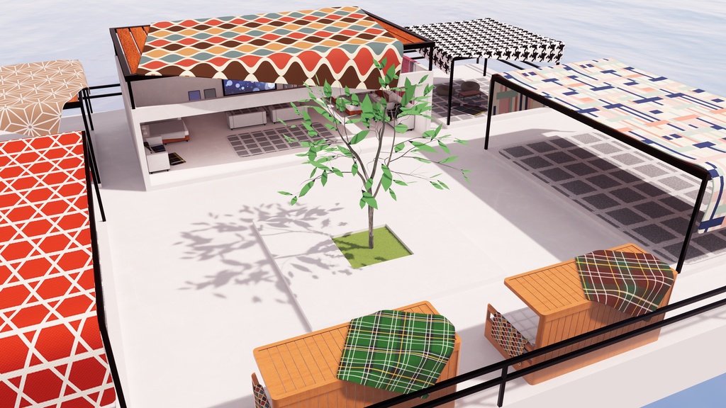 【6/14までセール中!】【VRChat想定】GardenHorizon【ワールドアセット】
