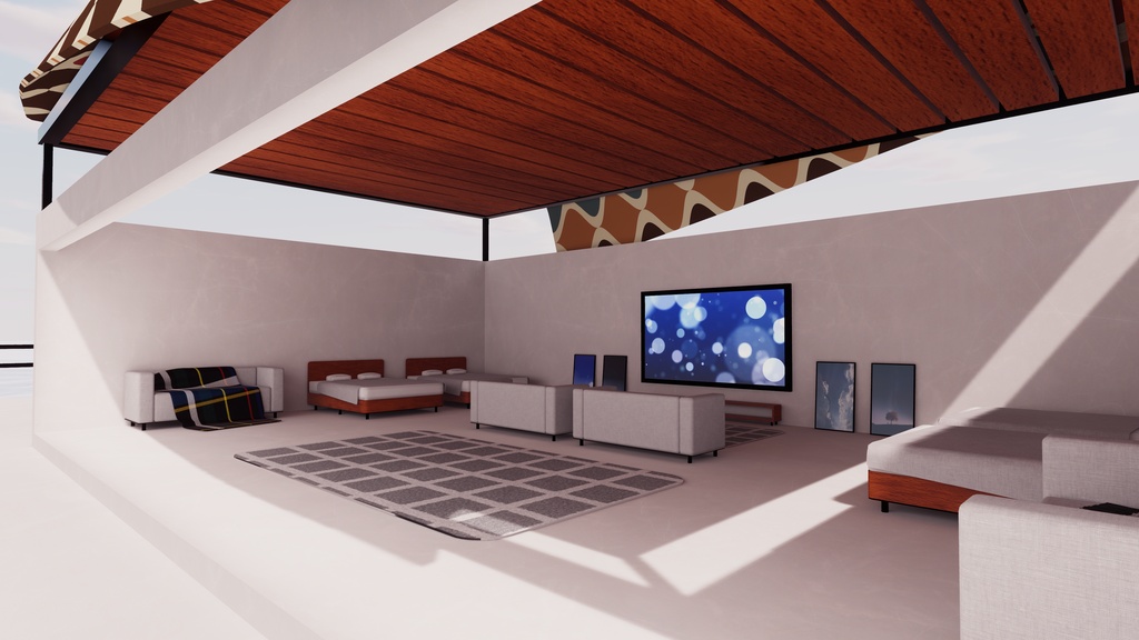 【6/14までセール中!】【VRChat想定】GardenHorizon【ワールドアセット】