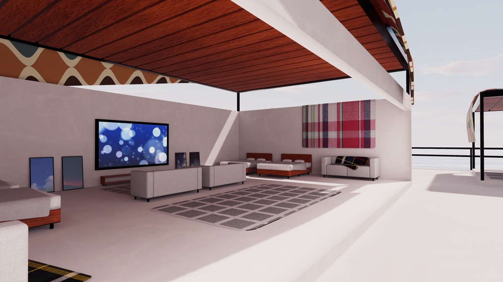 【6/14までセール中!】【VRChat想定】GardenHorizon【ワールドアセット】