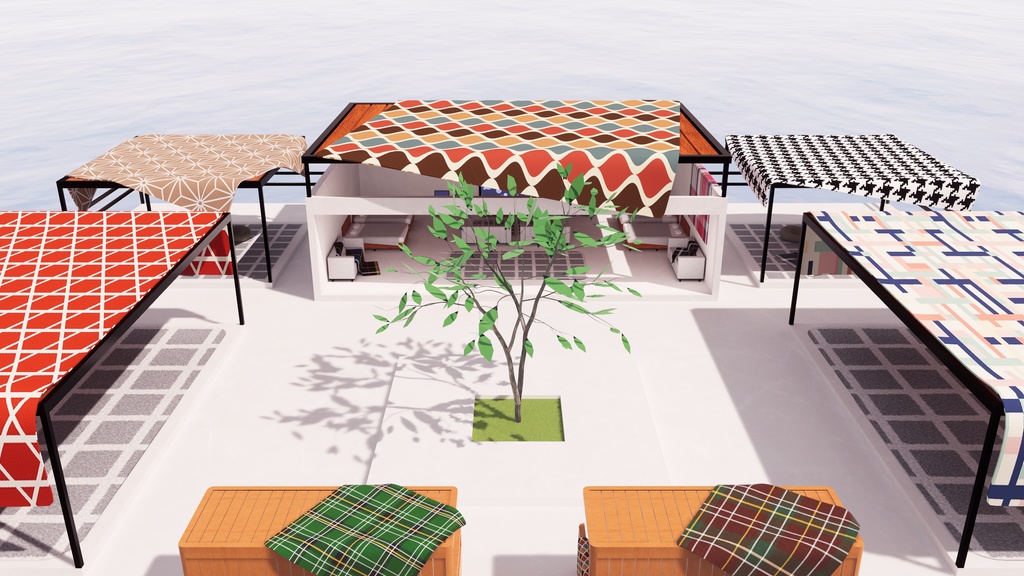 【6/14までセール中!】【VRChat想定】GardenHorizon【ワールドアセット】