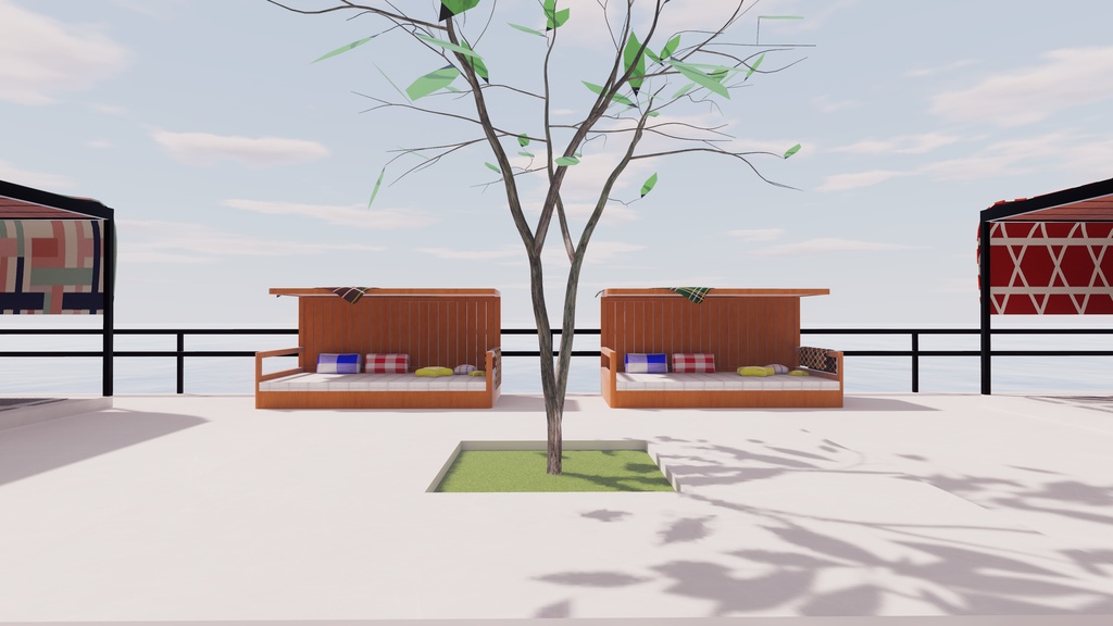 【6/14までセール中!】【VRChat想定】GardenHorizon【ワールドアセット】
