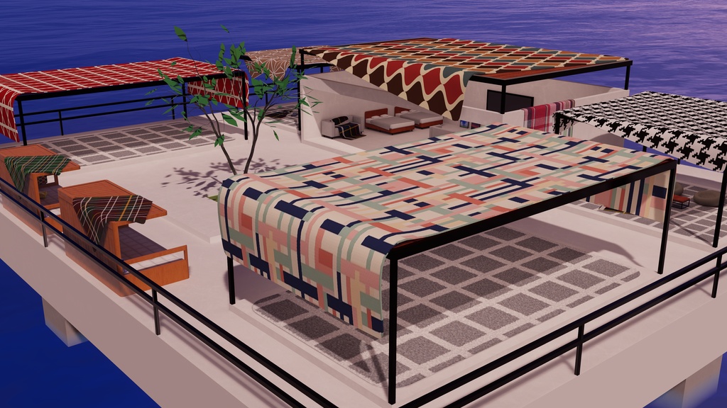 【6/14までセール中!】【VRChat想定】GardenHorizon【ワールドアセット】