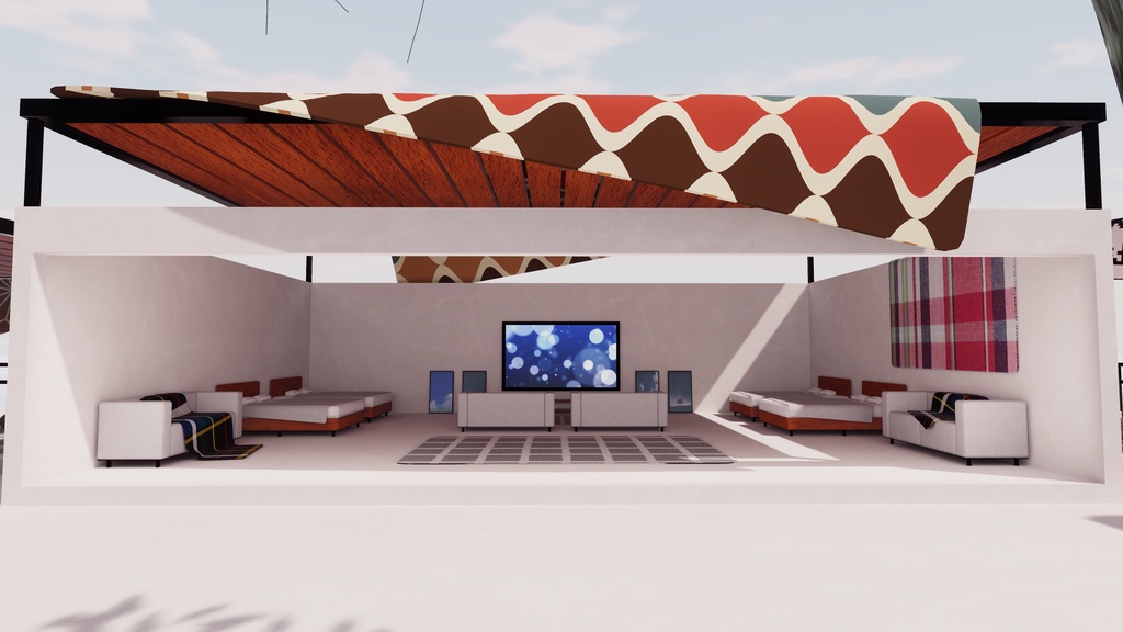 【6/14までセール中!】【VRChat想定】GardenHorizon【ワールドアセット】