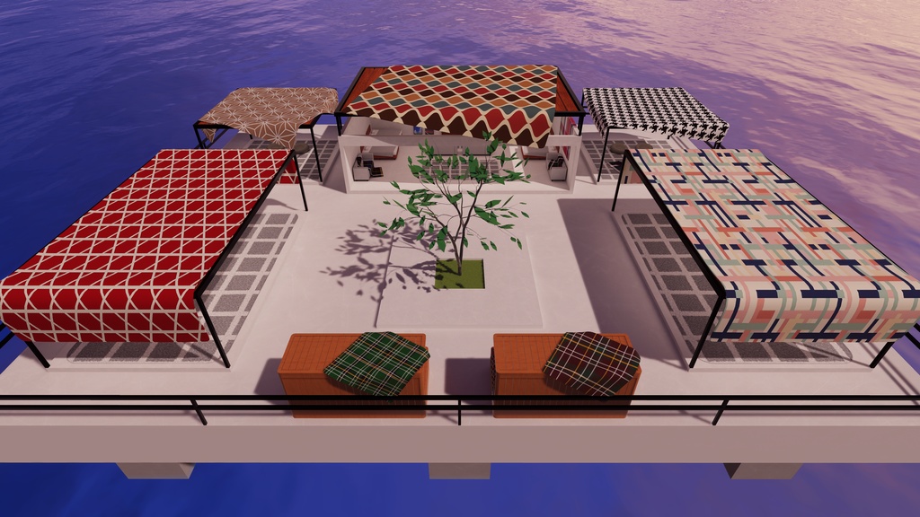【6/14までセール中!】【VRChat想定】GardenHorizon【ワールドアセット】