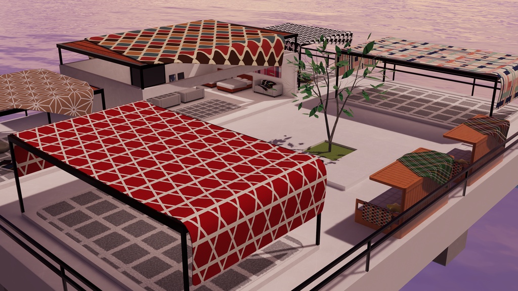 【6/14までセール中!】【VRChat想定】GardenHorizon【ワールドアセット】