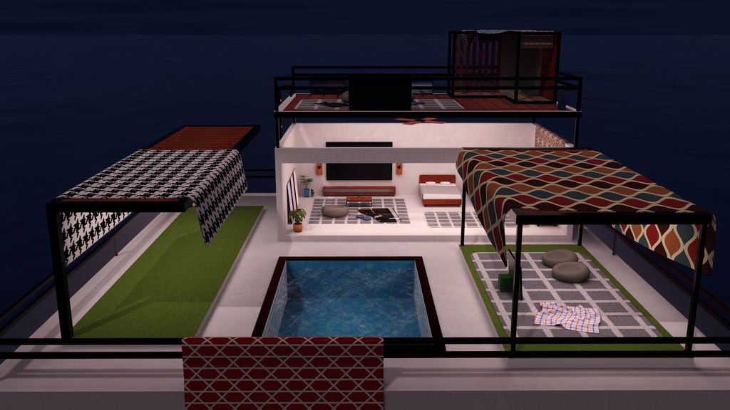 【6/14までセール中!】【VRChat想定】Natsuyoi2.ReBuild【ワールドアセット】