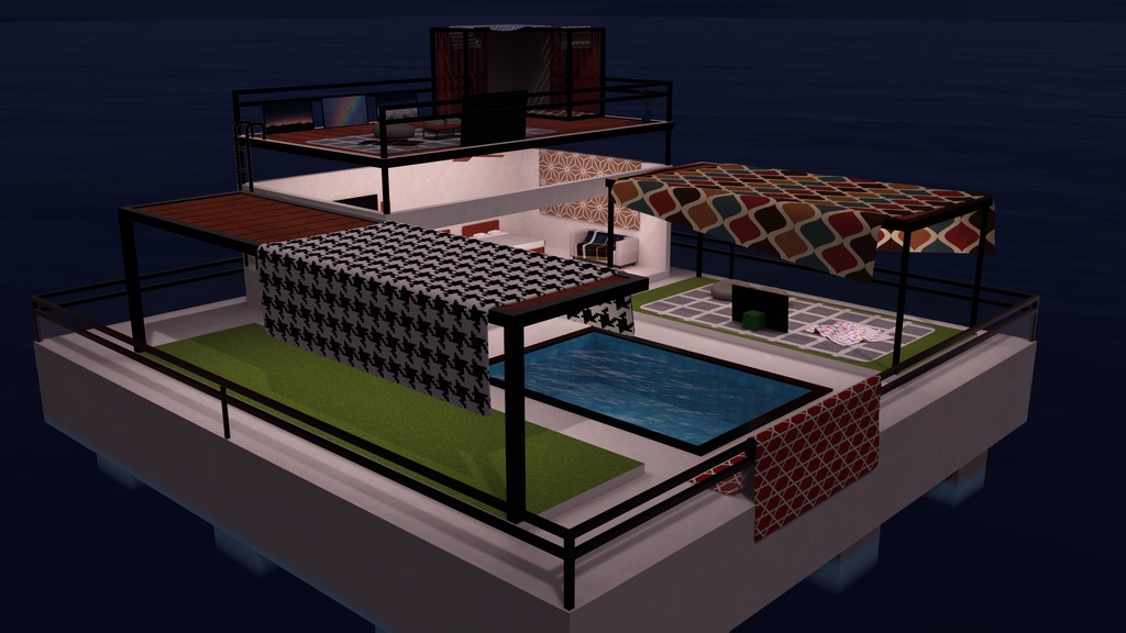 【6/14までセール中!】【VRChat想定】Natsuyoi2.ReBuild【ワールドアセット】