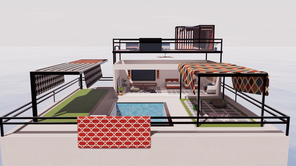 【6/14までセール中!】【VRChat想定】Natsuyoi2.ReBuild【ワールドアセット】