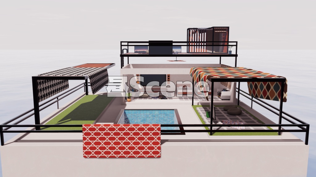 【6/14までセール中!】【VRChat想定】Natsuyoi2.ReBuild【ワールドアセット】