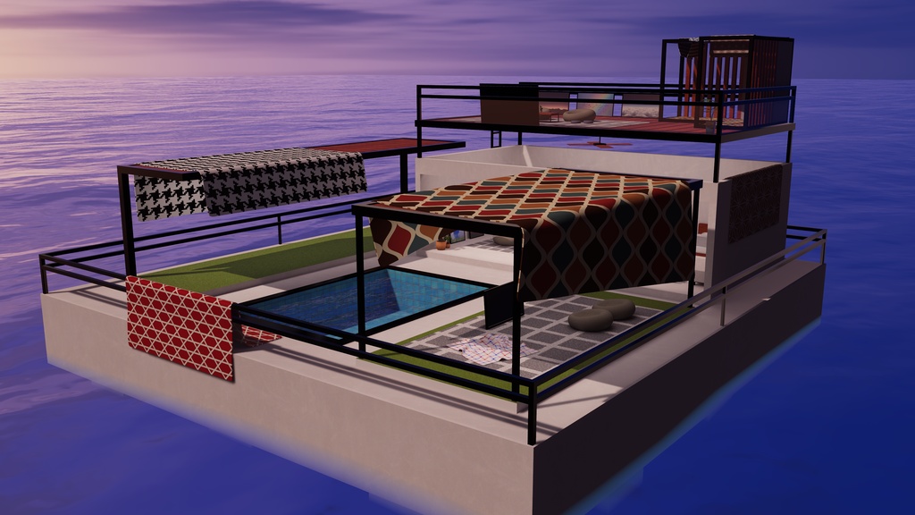 【6/14までセール中!】【VRChat想定】Natsuyoi2.ReBuild【ワールドアセット】
