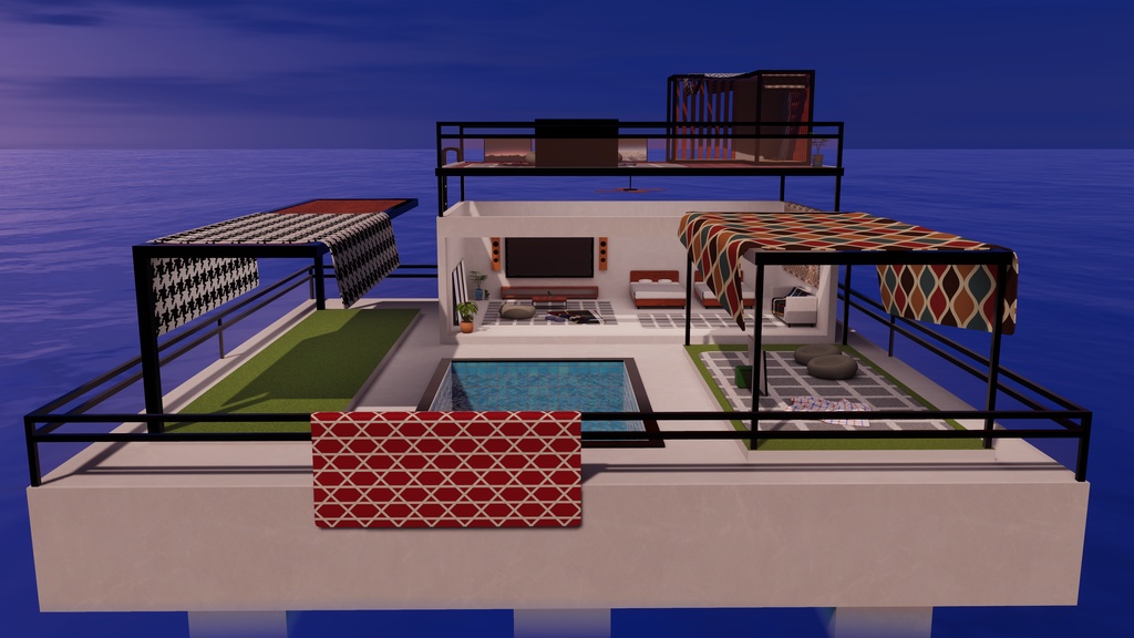 【6/14までセール中!】【VRChat想定】Natsuyoi2.ReBuild【ワールドアセット】