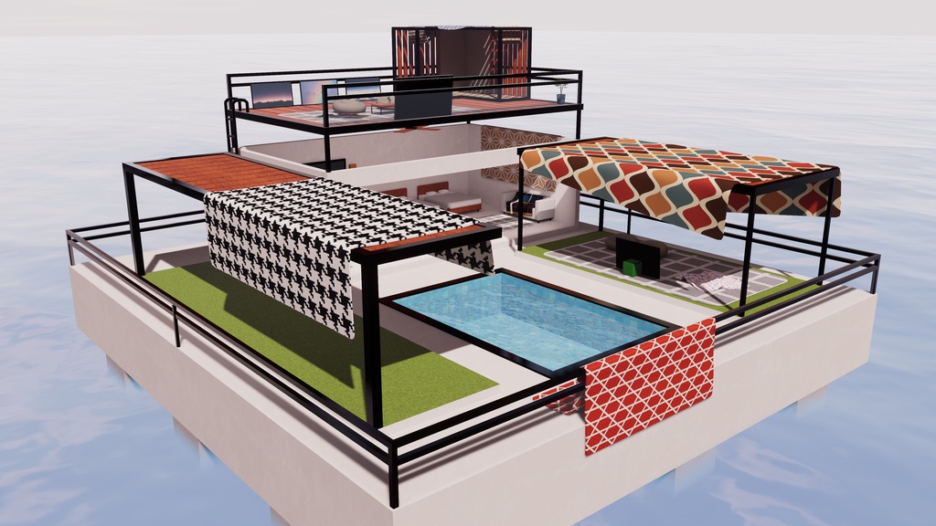 【6/14までセール中!】【VRChat想定】Natsuyoi2.ReBuild【ワールドアセット】