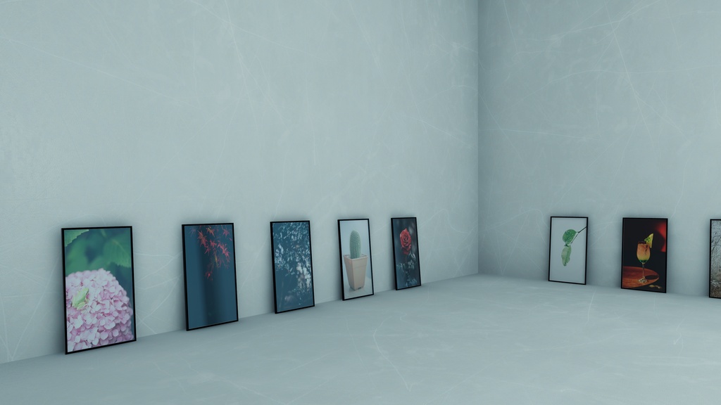 【6/21までセール中!】【VRChat想定】Photogallery29【ワールドアセット】