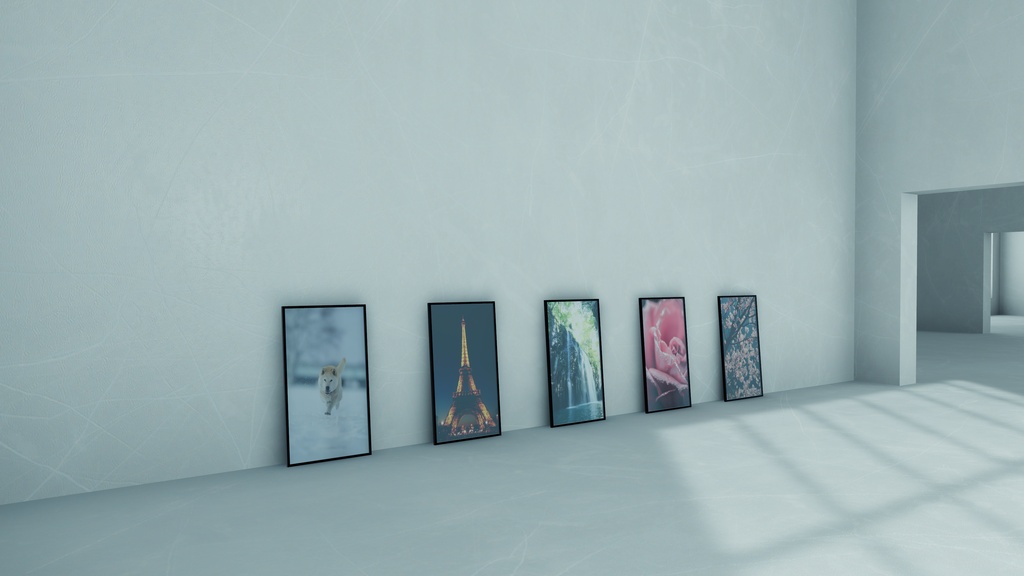 【6/21までセール中!】【VRChat想定】Photogallery29【ワールドアセット】