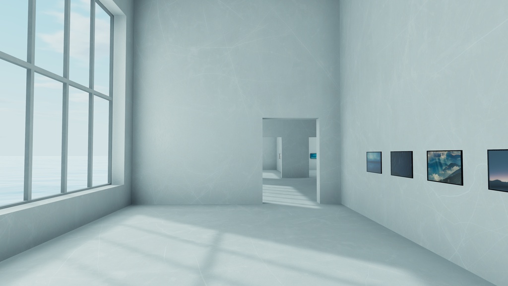 【6/21までセール中!】【VRChat想定】Photogallery29【ワールドアセット】