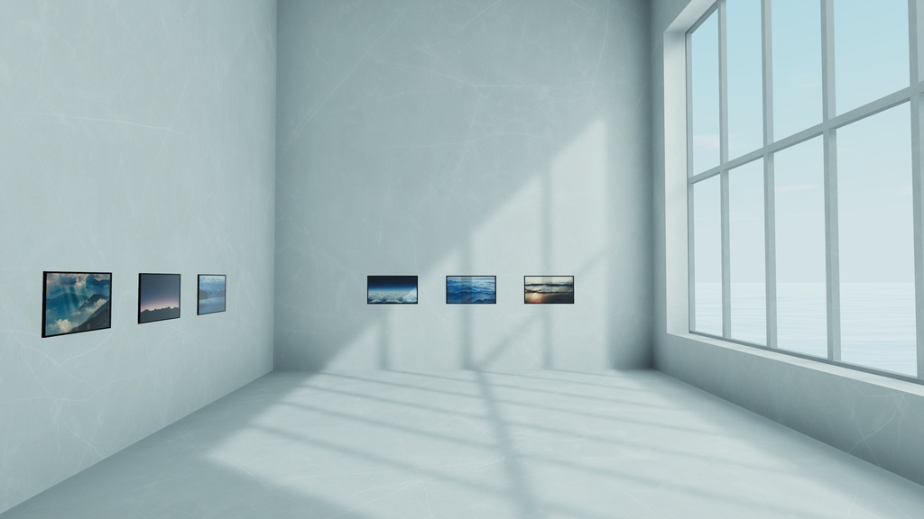 【6/21までセール中!】【VRChat想定】Photogallery29【ワールドアセット】
