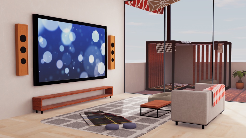 【6/21までセール中!】【VRChat想定】ひだまりのいばしょ【ワールドアセット】