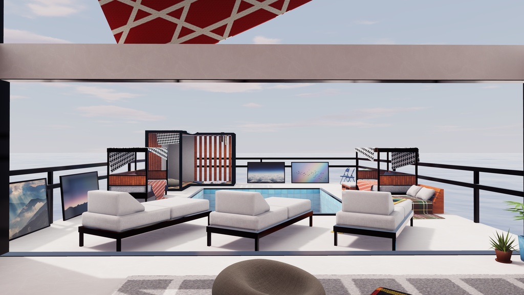 【6/28までセール中!】【VRChat想定】SummerHorizon + Two【ワールドアセット】