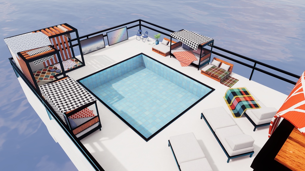 【6/28までセール中!】【VRChat想定】SummerHorizon + Two【ワールドアセット】