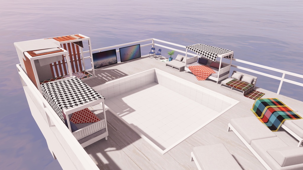 【6/28までセール中!】【VRChat想定】SummerHorizon + Two【ワールドアセット】