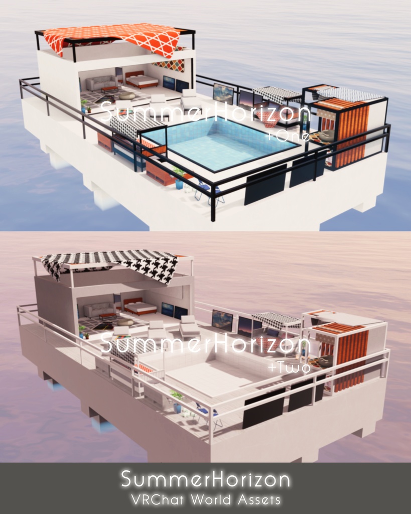 【6/28までセール中！】【VRChat想定】SummerHorizon + Two【ワールドアセット】