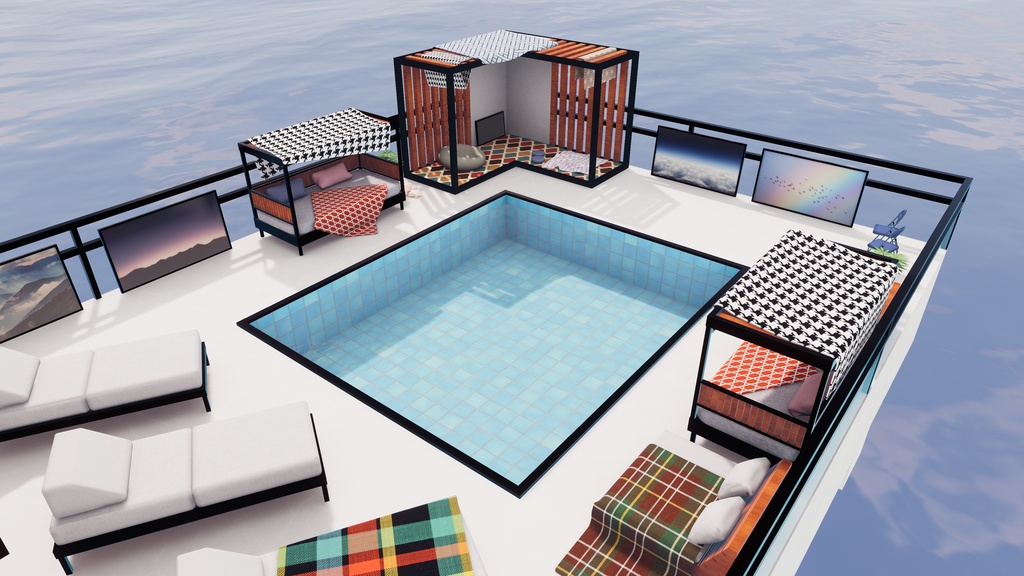 【6/28までセール中!】【VRChat想定】SummerHorizon + Two【ワールドアセット】