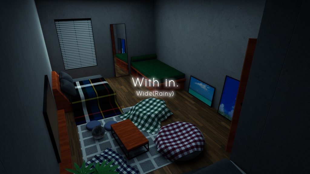 【7/5までセール中!】【VRChat想定】With in. + Wide【ワールドアセット】
