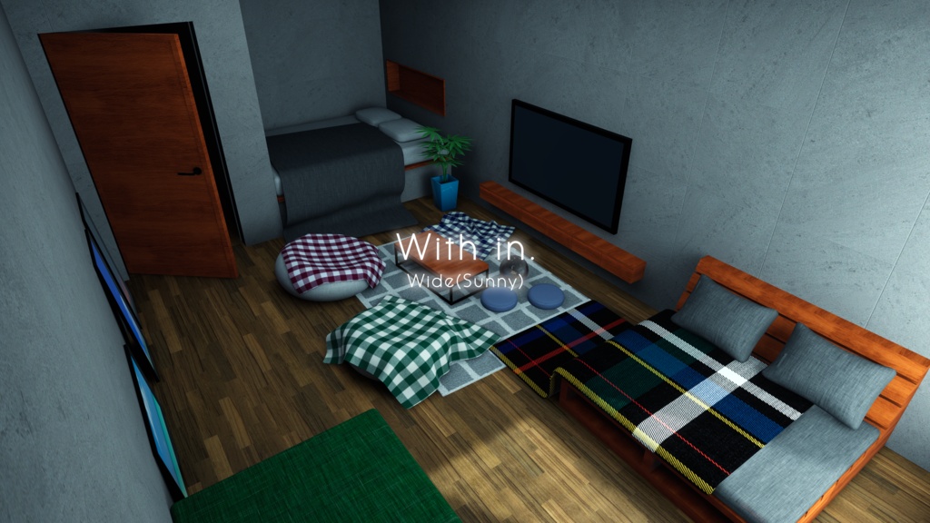 【7/5までセール中!】【VRChat想定】With in. + Wide【ワールドアセット】